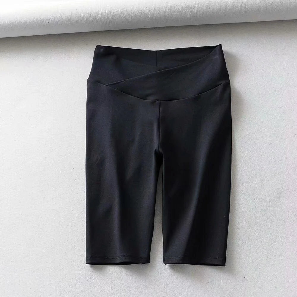 Cotton stretch pleated quick-drying fitness yoga pants in various colors