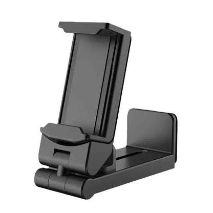 H22 Black 360-degree rotary collapsible phone holder on desktop