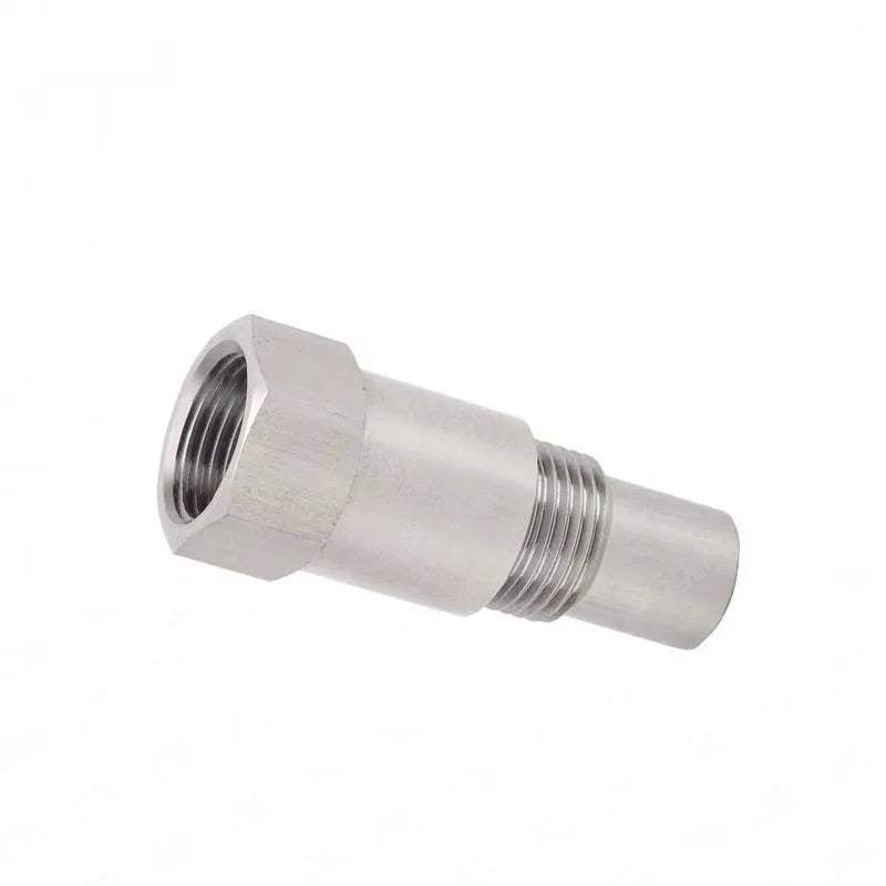 304 stainless steel oxygen sensor connector adapter with three-way catalyst design