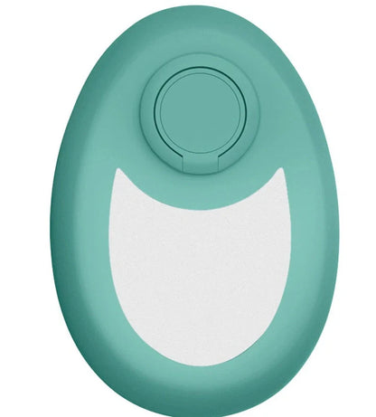 CJEER crystal hair removal device in green, purple, or black with metal ring on back