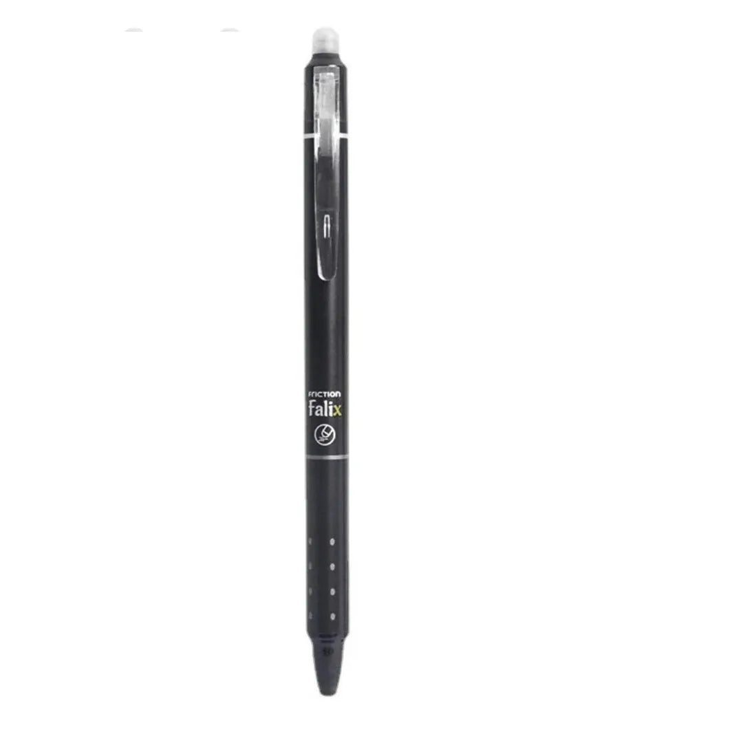 Hot Erasable Push Gel Pen with 0.5mm stainless steel nib and plastic shell.