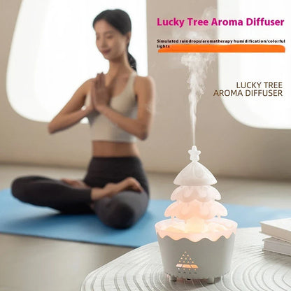 2024 Ultrasonic Essential Oil Diffuser with Remote Control - Whisper-Quiet Humidifier for Home, Office, and Holiday Gifts