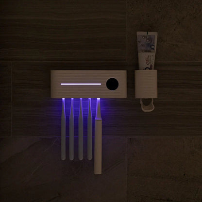 UV Toothbrush Two-in-One Plastic Sterilizer with compact design and UVC light