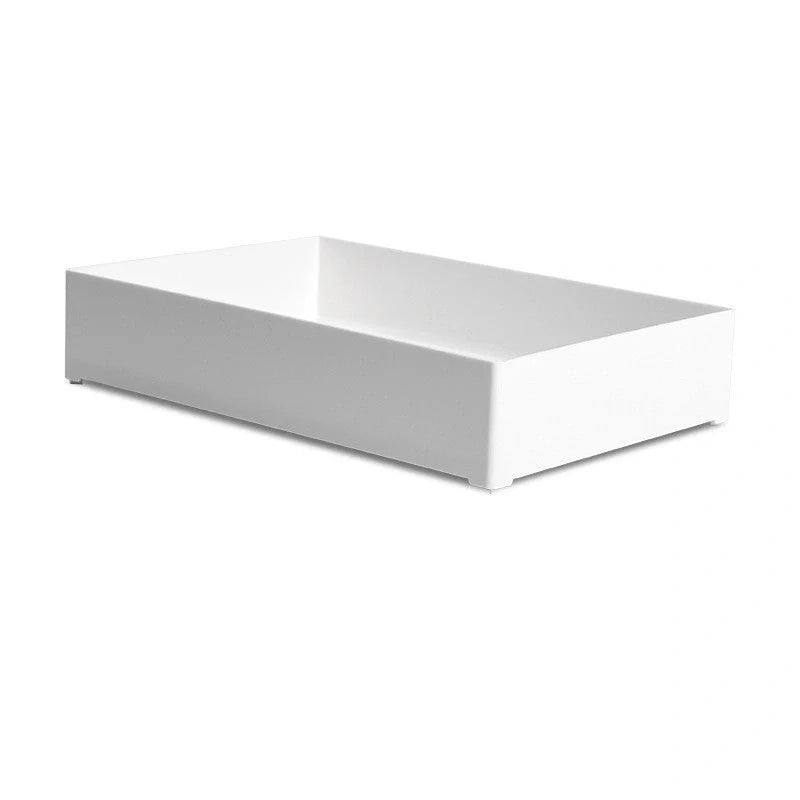 White ABS plastic combinable drawer sorting and finishing box for home organisation