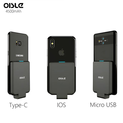 MP282P back clip battery in five colour options showing 90mm x 61mm dimensions