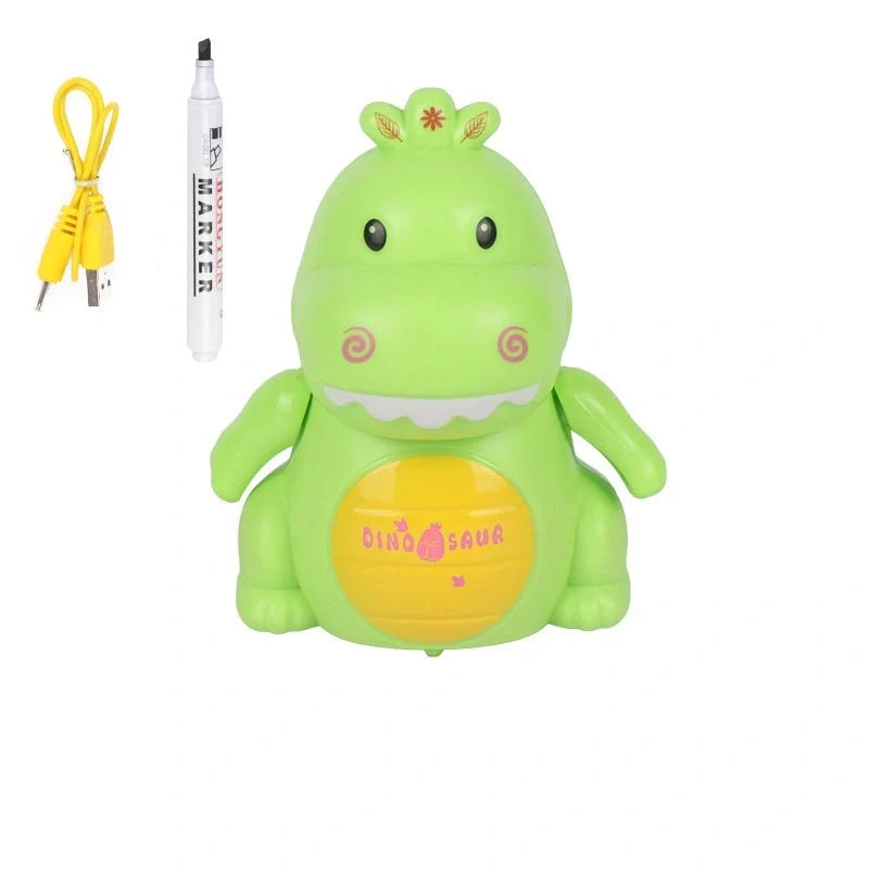 Drawn Line Magic Pet Toy Robot Pen with optical sensor following black line