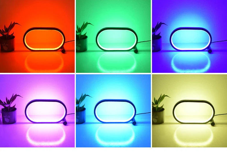 Stylish LED desk lamp with touch control and dimming functionality, perfect for modern workspaces and bedrooms