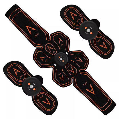 EMS Muscle Stimulator for ABS training with 3 hosts and adjustable belt