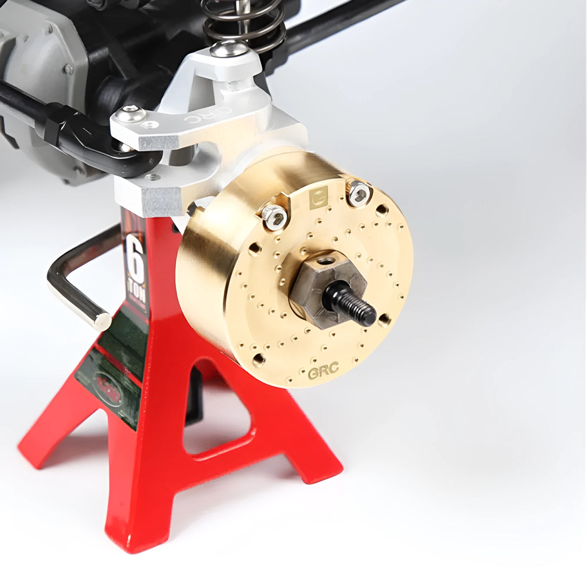 Brass gearbox cover replacement part for metal toy side axle door assembly