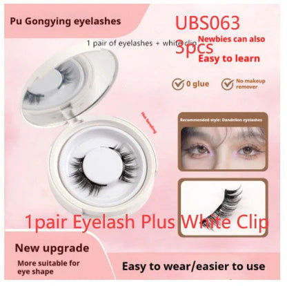 Luxurious magnetic mink false eyelashes for easy application and a glamorous look.