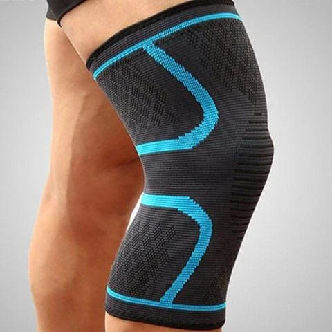 Anti-slip breathable knee support in various colours and sizes