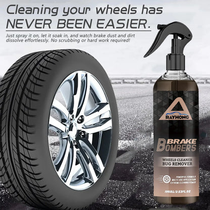 120ml car brake cleaner spray bottle with sponge towel for rust removal and polishing