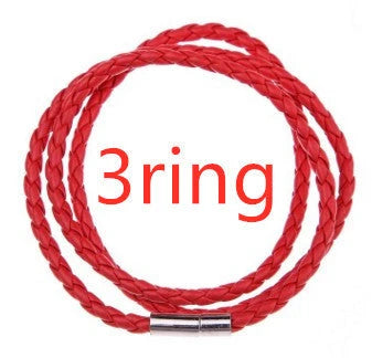 A personalized leather bracelet with engraved beads, a thoughtful gift for men