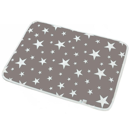 Breathable cotton cartoon waterproof baby changing pad with various patterns