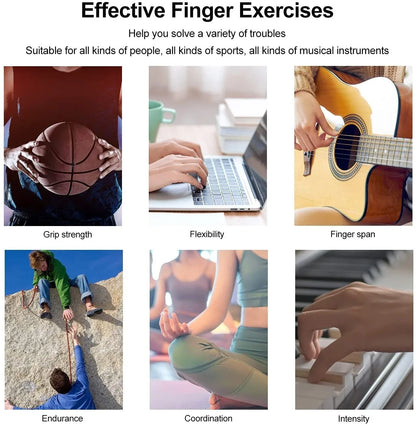 Premium silicone finger strengthening device for arthritis relief and hand grip training