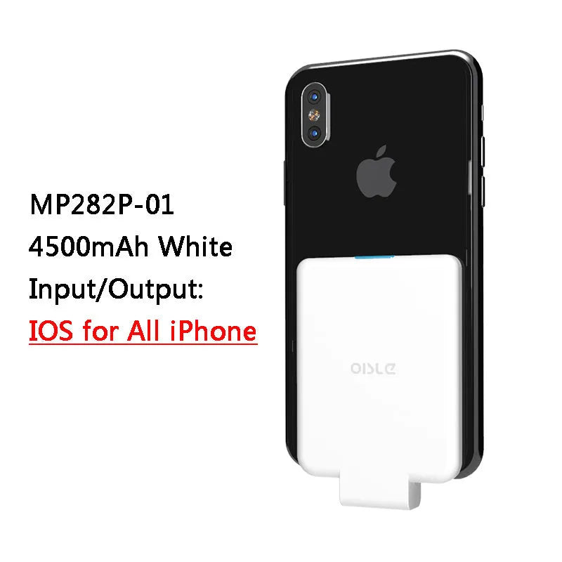 MP282P back clip battery in five colour options showing 90mm x 61mm dimensions