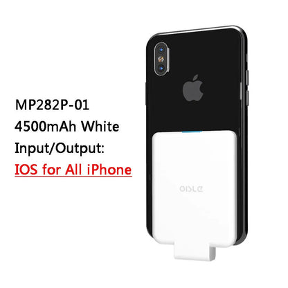 MP282P back clip battery in five colour options showing 90mm x 61mm dimensions