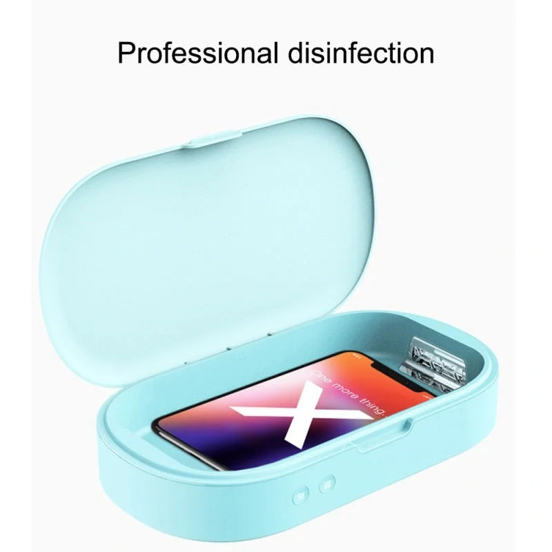 Double UV Phone Sterilizer Box with Aromatherapy Function for personal item disinfection