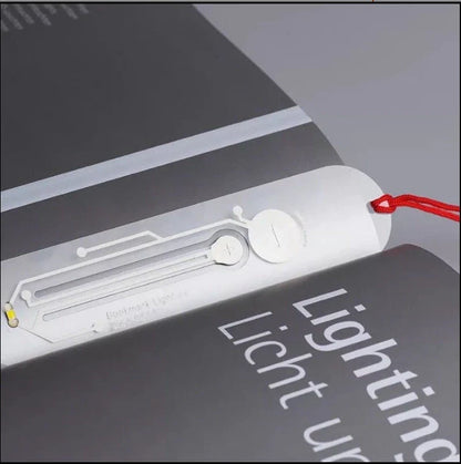 Foldable LED Bookmark Light for Reading - Premium Polycarbonate Construction, Long-Lasting Battery, Warm 4000K Illumination