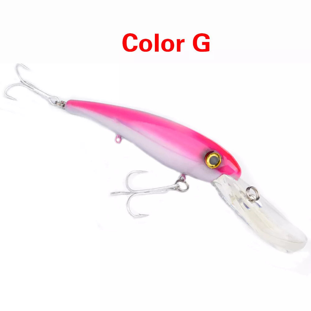 20CM Glossy Lures Mino Fishing Bait Plastic Hard Bait with 10 colour options