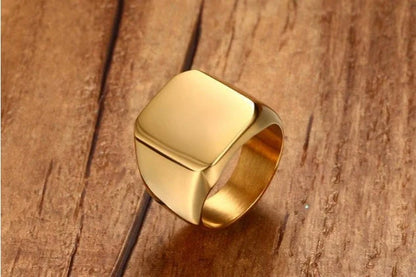 Jinshengfeng Jewellery Ring with Adjustable Lighting in Three Colours: Gold, Black, and Silver