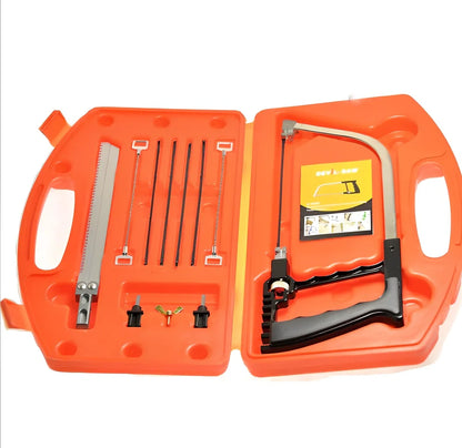 11-in-1 multi-function saw tool set with 7 blades including diamond and carbide options in compact 35cm frame