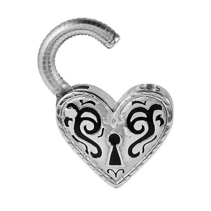 Women's stainless steel heart-shaped earrings with gold or steel colour electroplated finish.