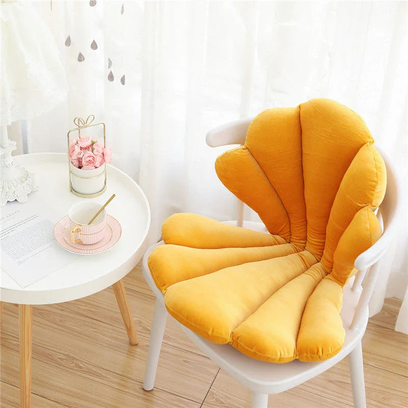 Sumptuous velvet chair cushion with unique rose pattern, available in a range of sophisticated colours