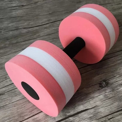 Colourful EVA water aerobics dumbbells for fitness and swimming