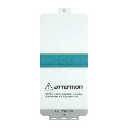 TPU screen protector for Huawei Mate 60 phone with application tools.