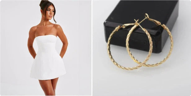 Stylish backless mini dress in solid colors, perfect for summer parties and events