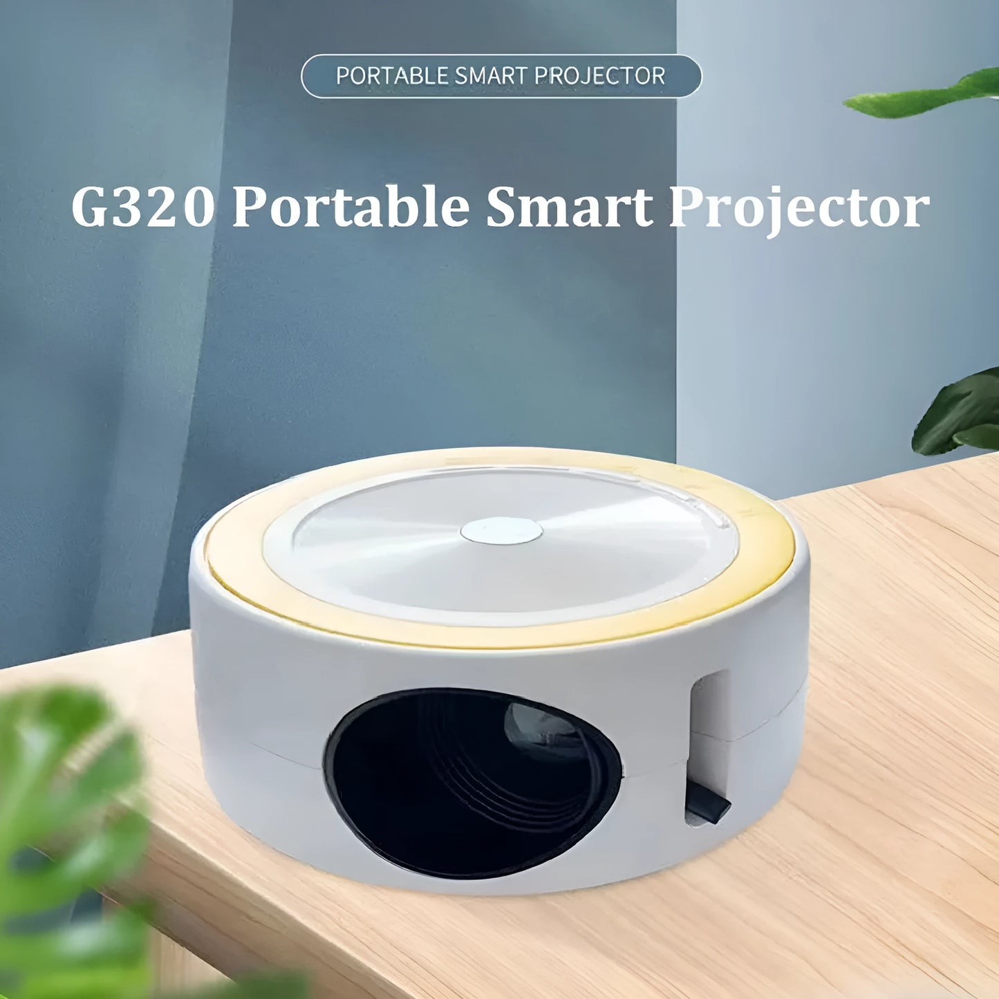 YT200 wired LED projector in portable 110x47mm design with same-screen projection capability