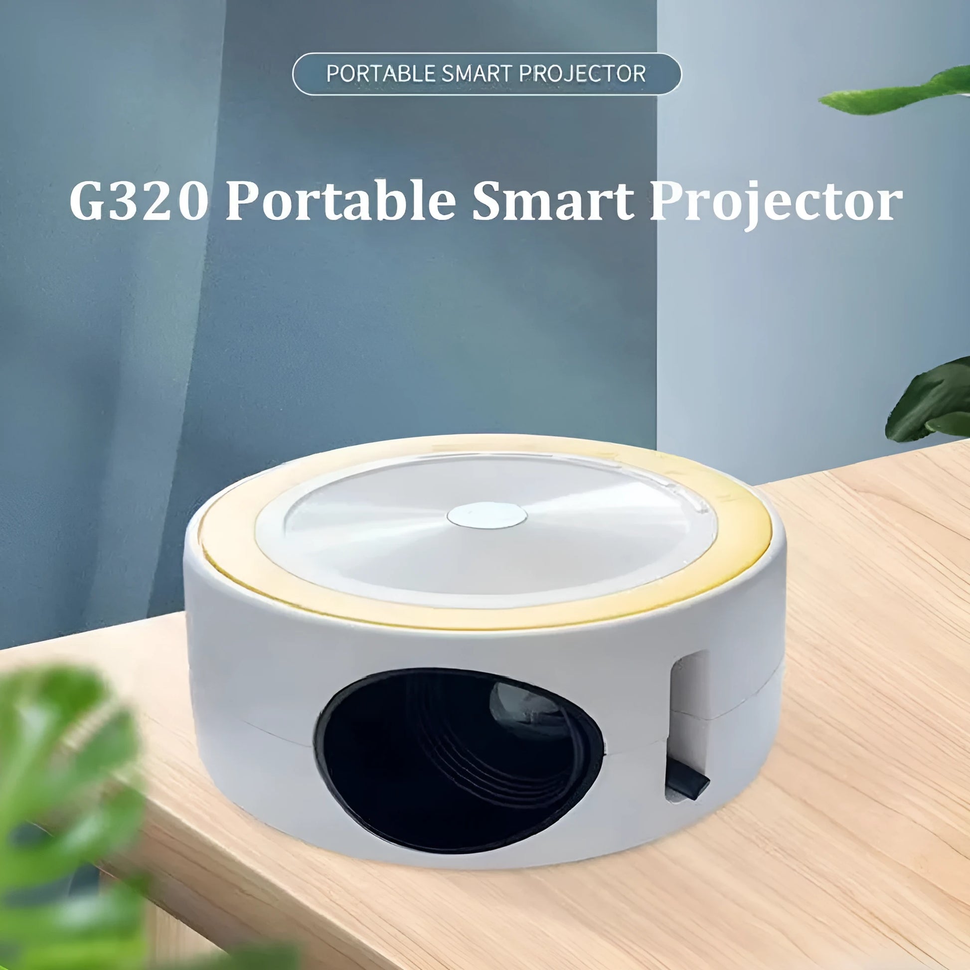 YT200 wired LED projector in portable 110x47mm design with same-screen projection capability
