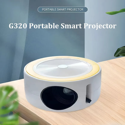 YT200 wired LED projector in portable 110x47mm design with same-screen projection capability