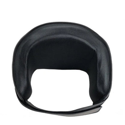 Sanda boxing breast protection target in dark grey showing waist and chest coverage for martial arts training