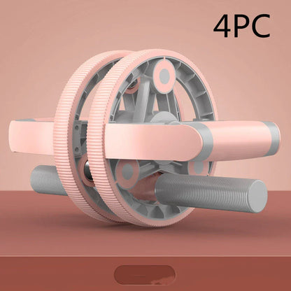 Multifunctional fitness equipment with 14 exercise modes for comprehensive home workouts, featuring abdominal muscle wheel, push-up bars, and more.