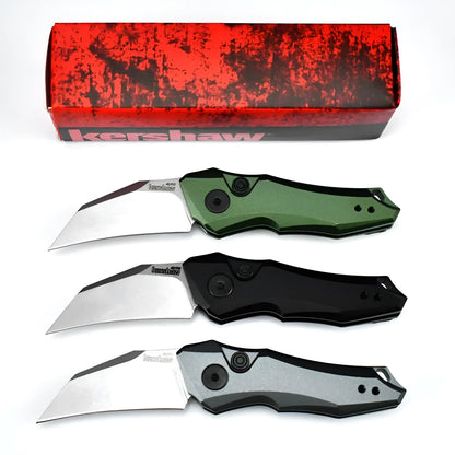 Outdoor folding pocket knife with metal blade showing black colour option