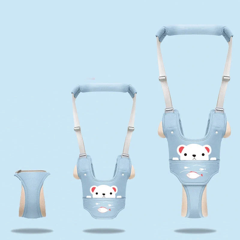 Breathable baby walker harness for toddlers in various colours and designs