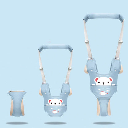 Breathable baby walker harness for toddlers in various colours and designs