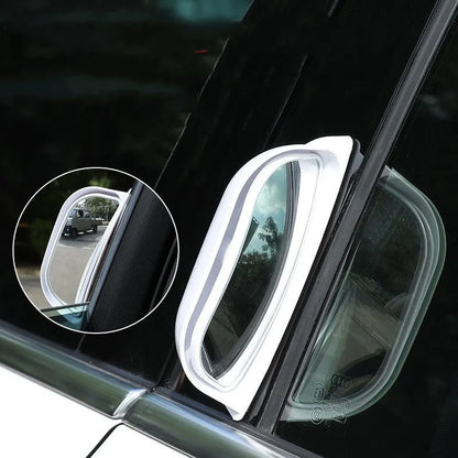 Universal wide-angle car mirror with 126x48x46mm dimensions and ABS+ construction for 95% of vehicle models
