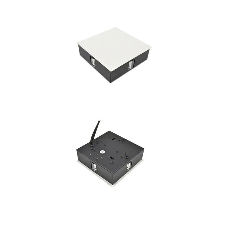 Modern square and round LED aluminium wall light with contemporary Chinese style design