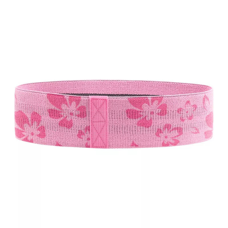 Pure cotton yoga resistance band for buttocks and hip exercises in various colors and sizes