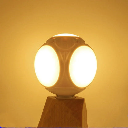 Foldable Leaf Light Football LED Light with cold and warm white options
