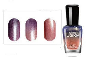 7ml oily warming nail polish bottle in a selected shade from W01 to W33, 33 colour options