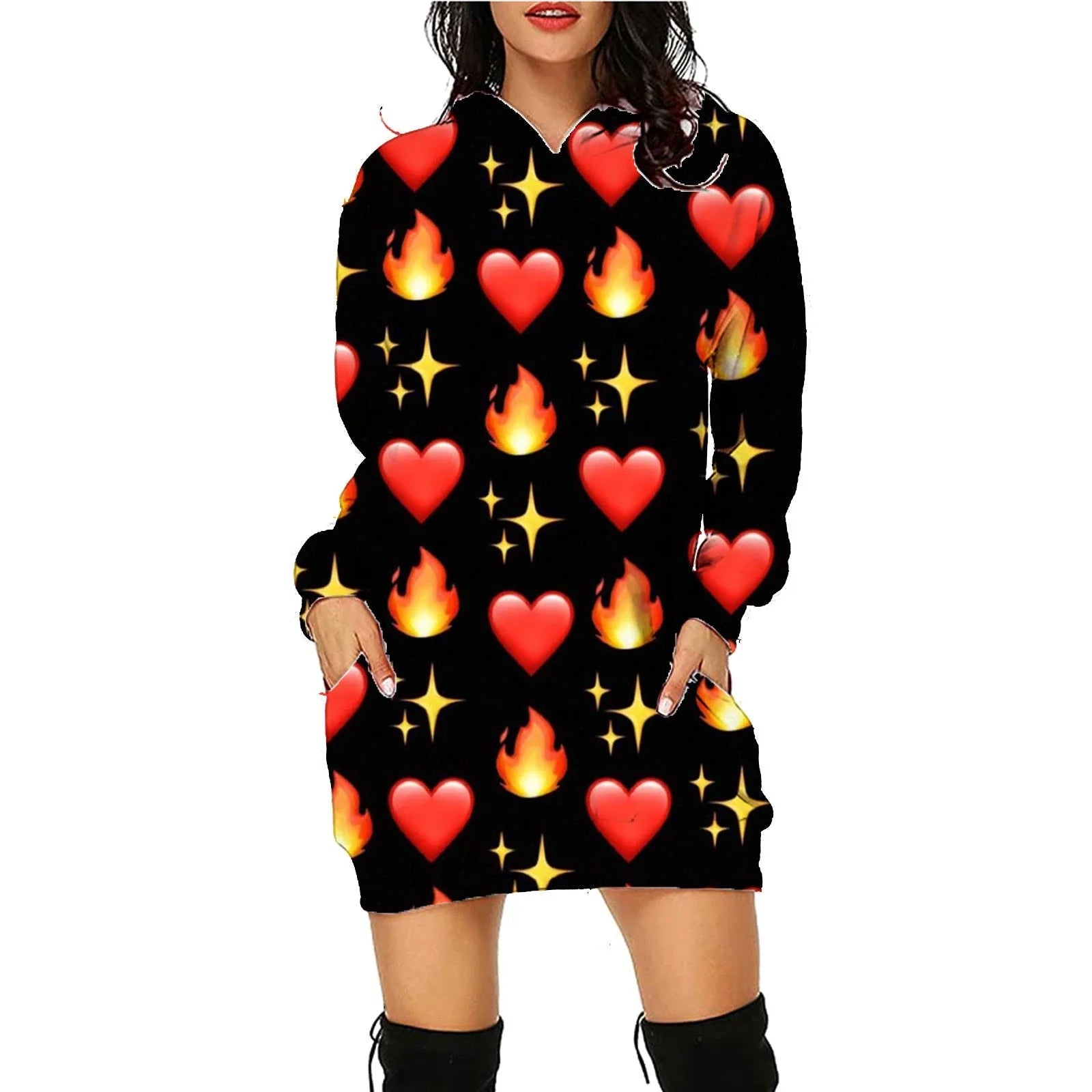 Women's cozy pullover hoodie with bold Halloween-themed print, available in multiple vibrant color options