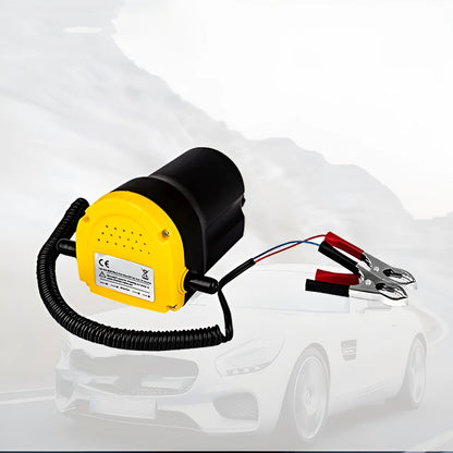 12V electric self-priming oil gear pump with engineering plastic pump body.