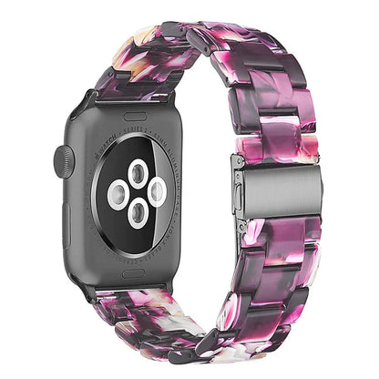 Apple Resin Slim Watch Band in multiple colours showing lightweight 35g construction and compatibility with Apple Watch