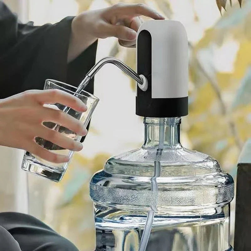 Hands-Free Cordless Electric Water Bottle Pump for Effortless Hydration on the Go