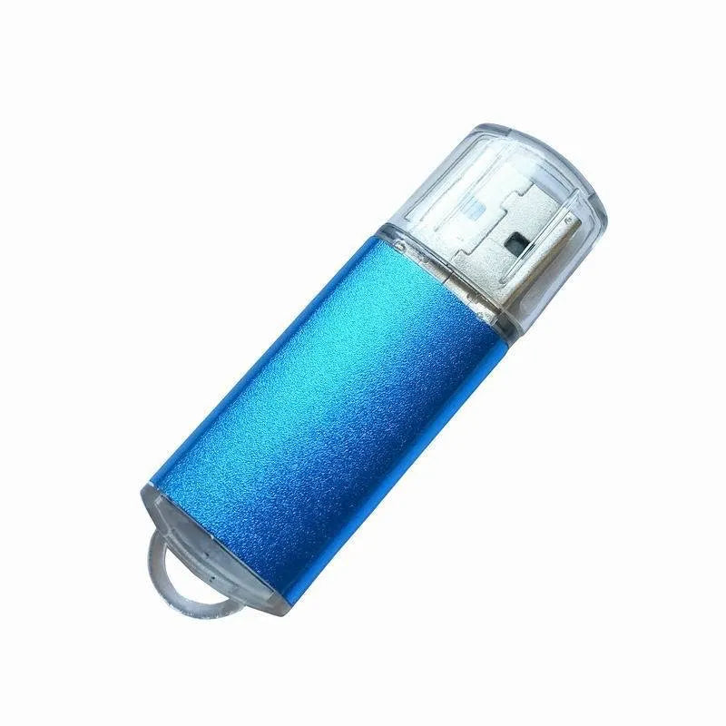 Software encryption USB dongle with metal shell in six colour options showing compact dimensions
