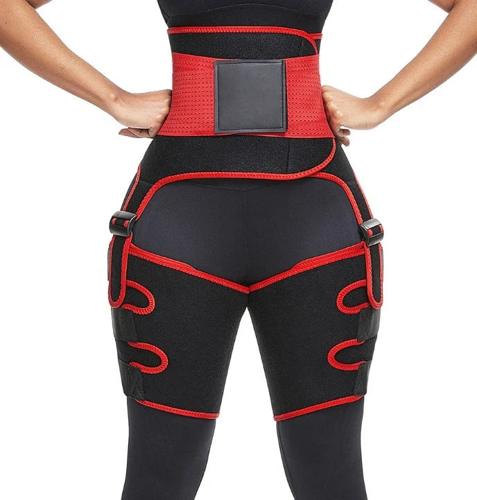 Adjustable Sports Waist Belt in various colors for enhanced workout sweat